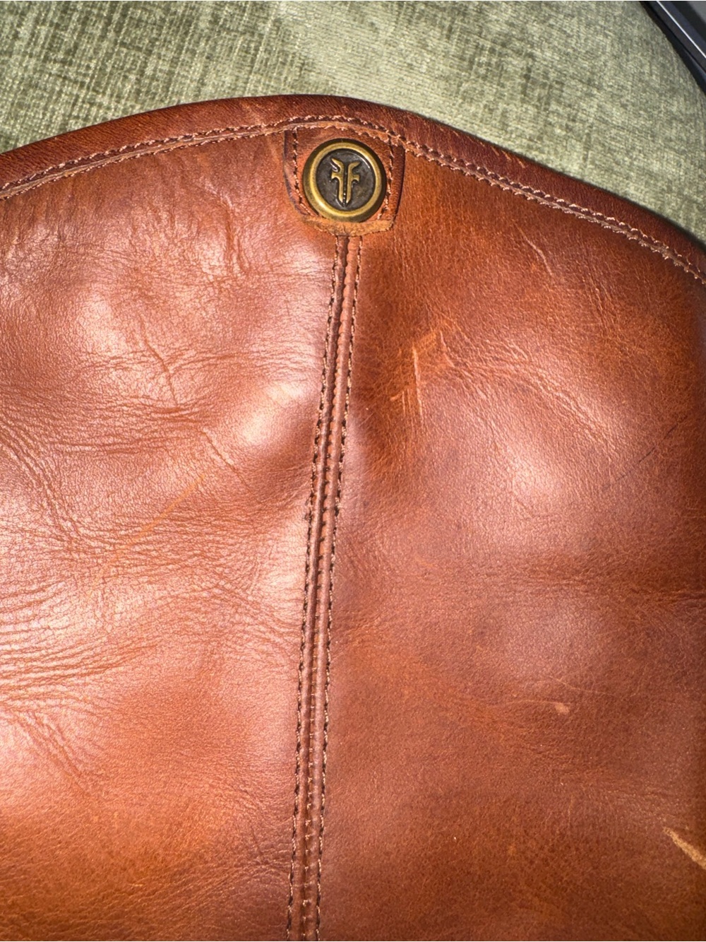 Frye Brown Leather Tall Riding Boots 7 - Picture 3 of 10